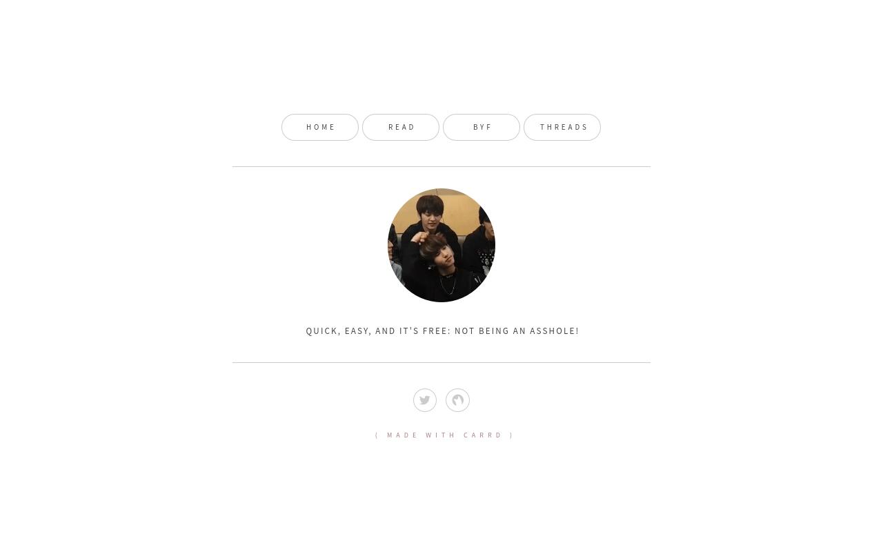 Carrd profile picture for @complain